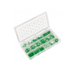 Kit de herramientas Detección de fugas de sistema de aire acondicionado ACC + Líquido detector + juntas tóricas 225 piezas