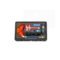 Kit de herramientas Detección de fugas de sistema de aire acondicionado ACC + Líquido detector + juntas tóricas 225 piezas